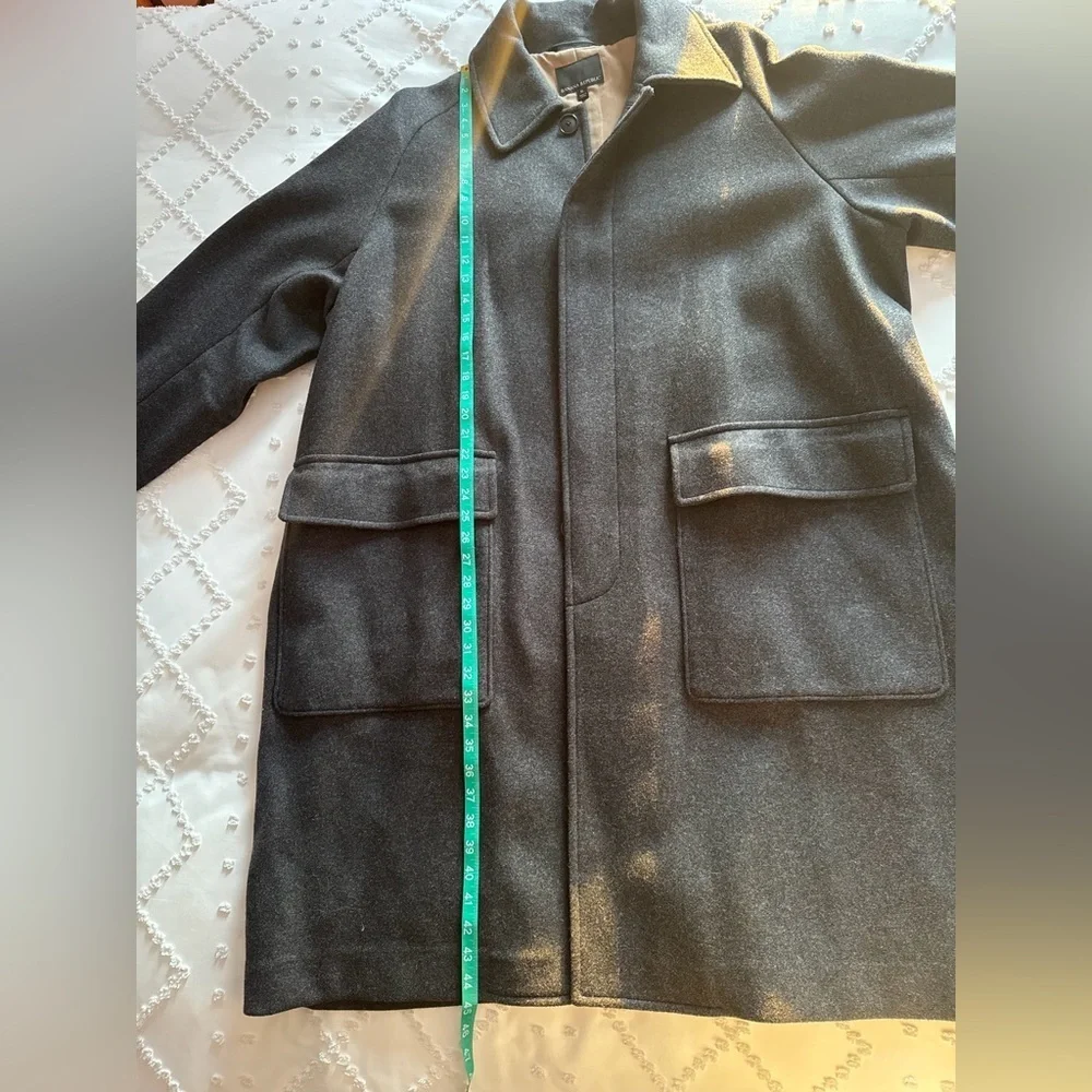 Men’s Wool Topcoat - Banana Republic - XL